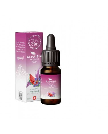 Huile de CBD 20% Alpaisia Violette Pastèque